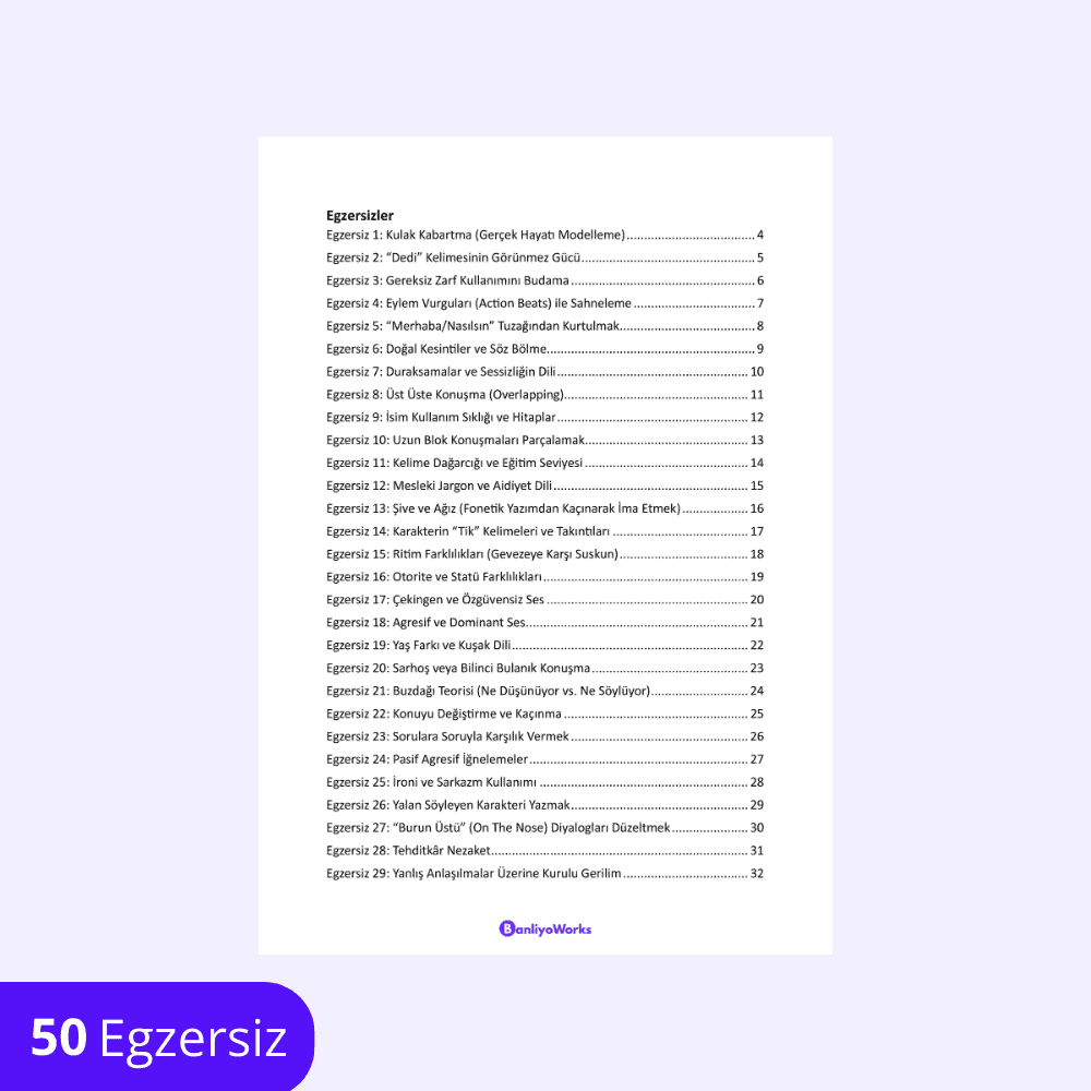 Diyalog Yazma Egzersizleri - Görsel 2