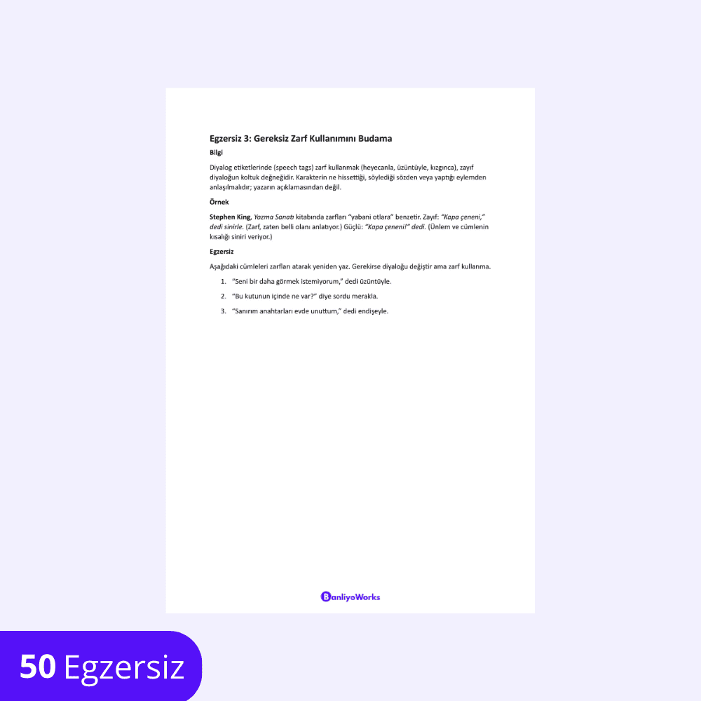 Diyalog Yazma Egzersizleri - Görsel 6